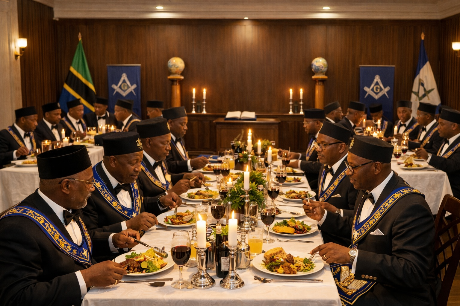 Wanachama wa Freemason Tanzania wakihudhuria mkutano